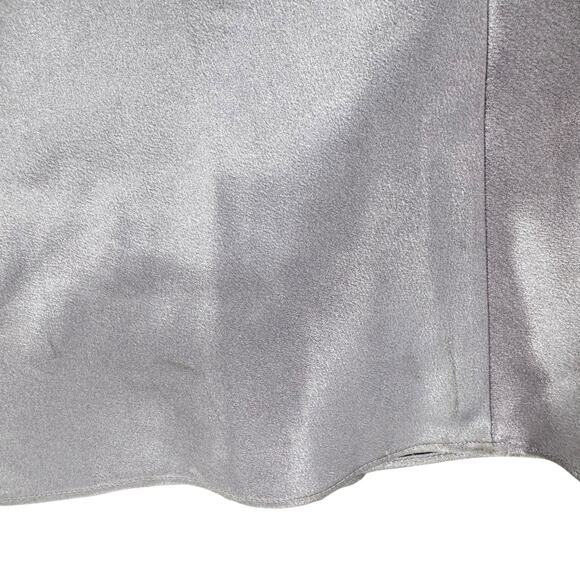 Birdy Grey Plus Kensie Dusty Lilac Purple Satin Strappy One Shoulder Maxi Dress - Picture 13 of 16